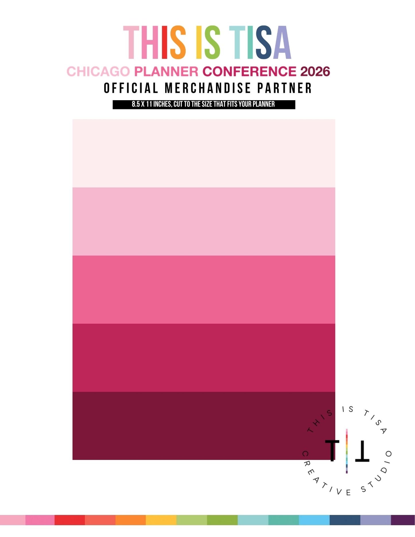 8.5x11" Vellum Sheet – CPC Bold Stripe