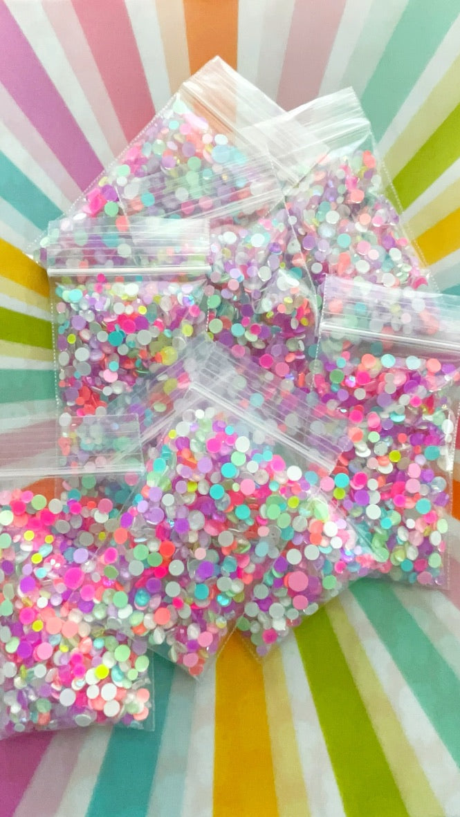 Glass Rhinestones: Fruit Pebbles