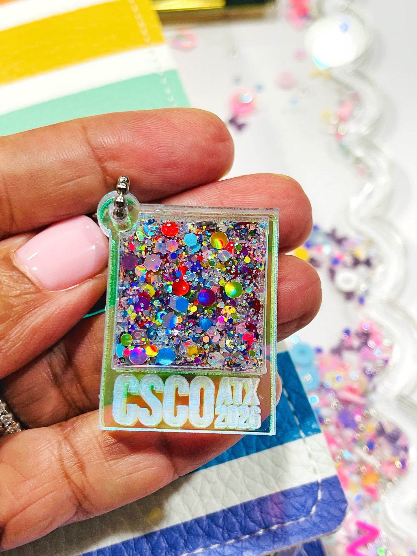 Creative Sparkle Collective Pantone Tumbler Charm