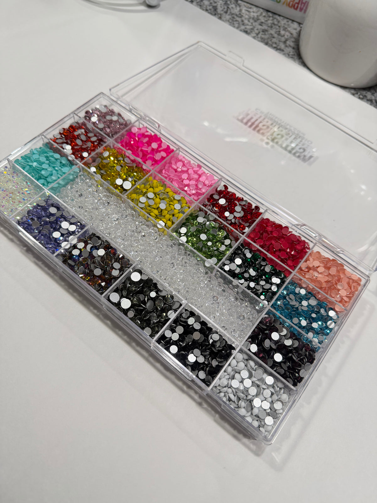 Premium Glass Rhinestone Mix Box 8501