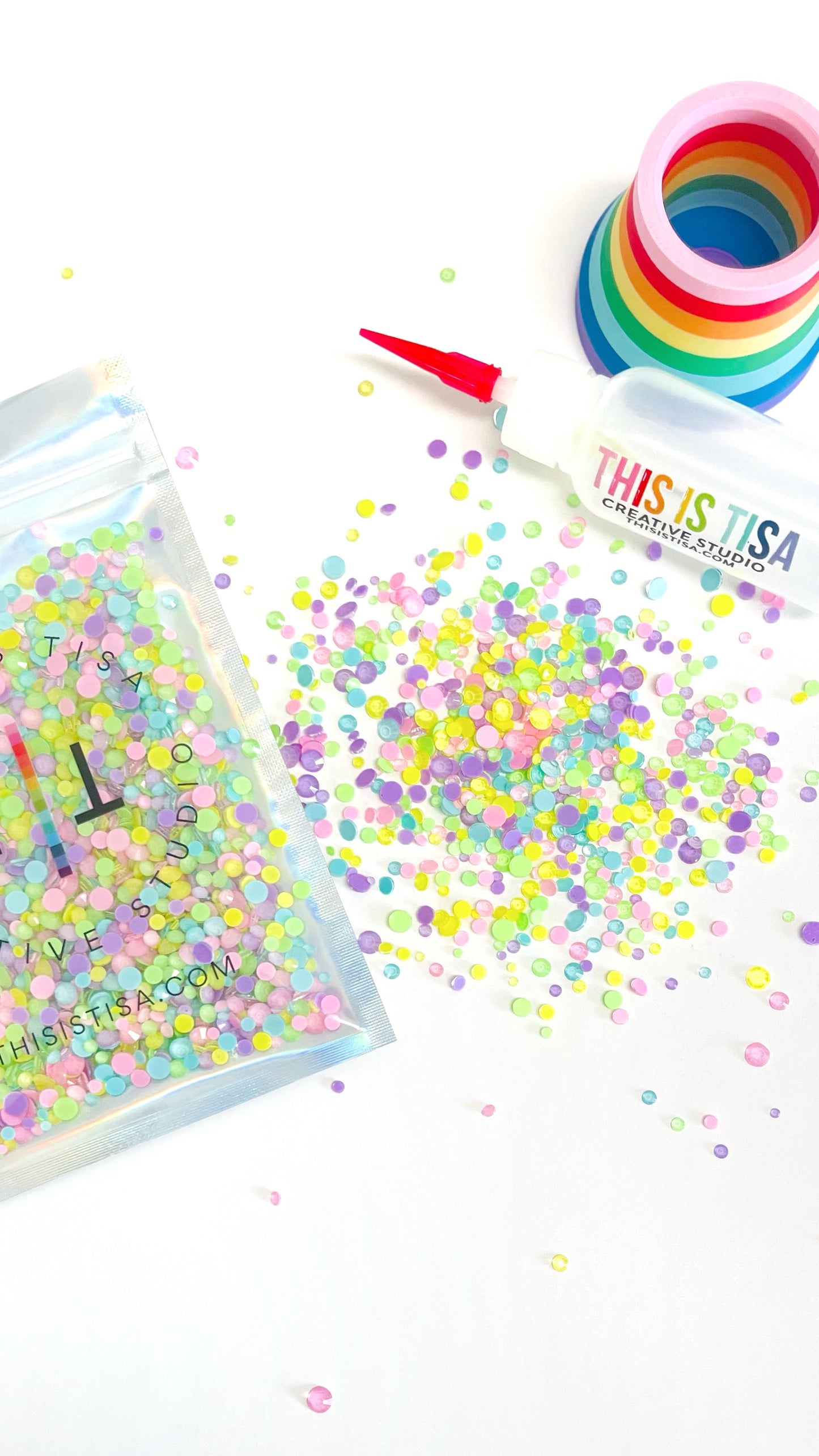 Glass Rhinestone Mix - Hanging with My Peeps READY TO SHIP