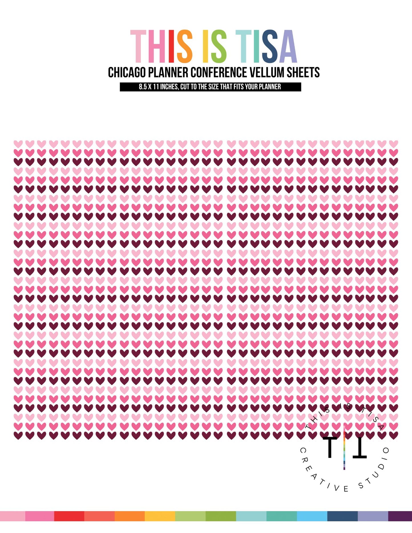 8.5x11" Vellum Sheets – Chicago Love READY TO SHIP