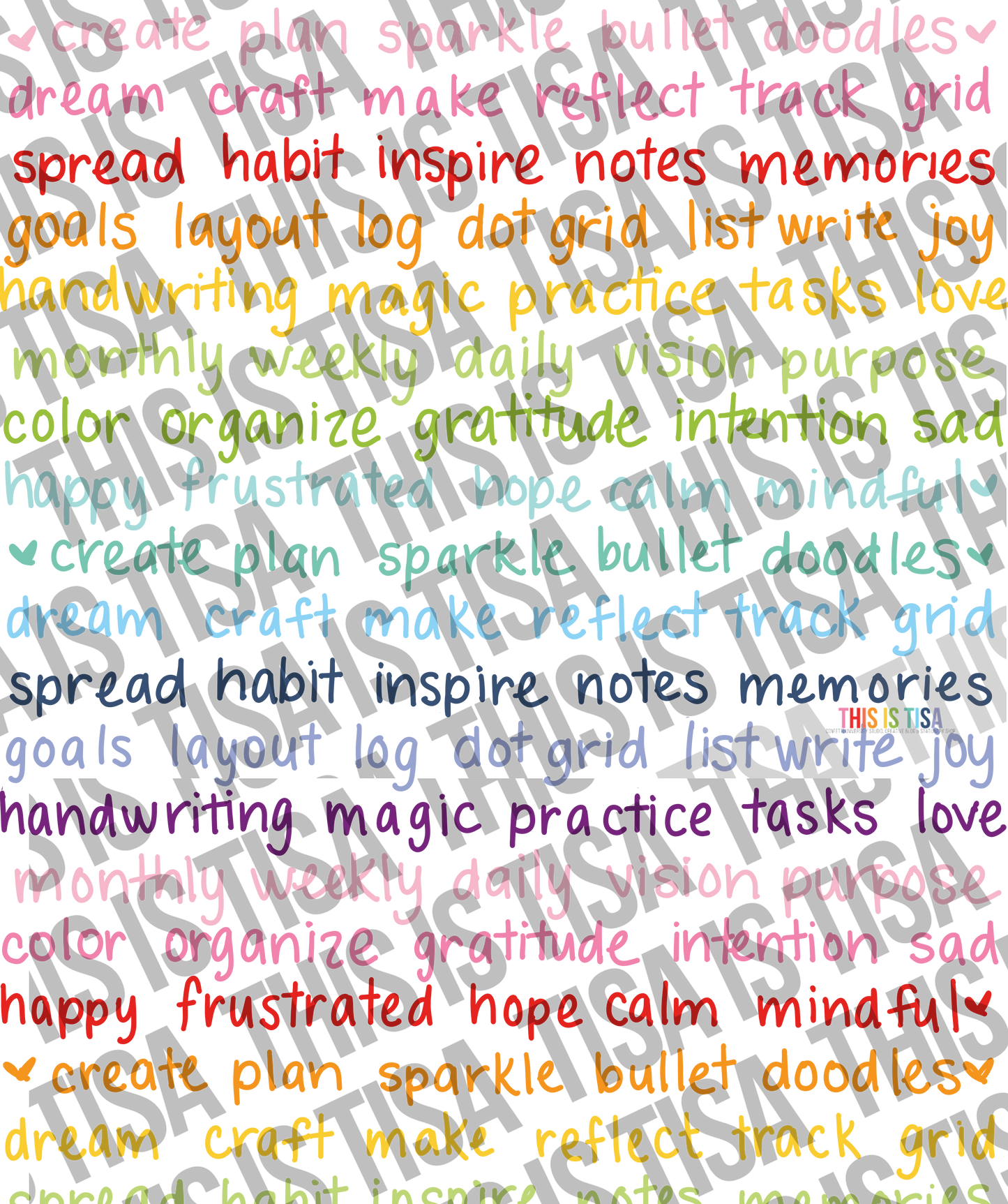 The Notebook: Write it. Plan it. Create it. Live it. Love it.