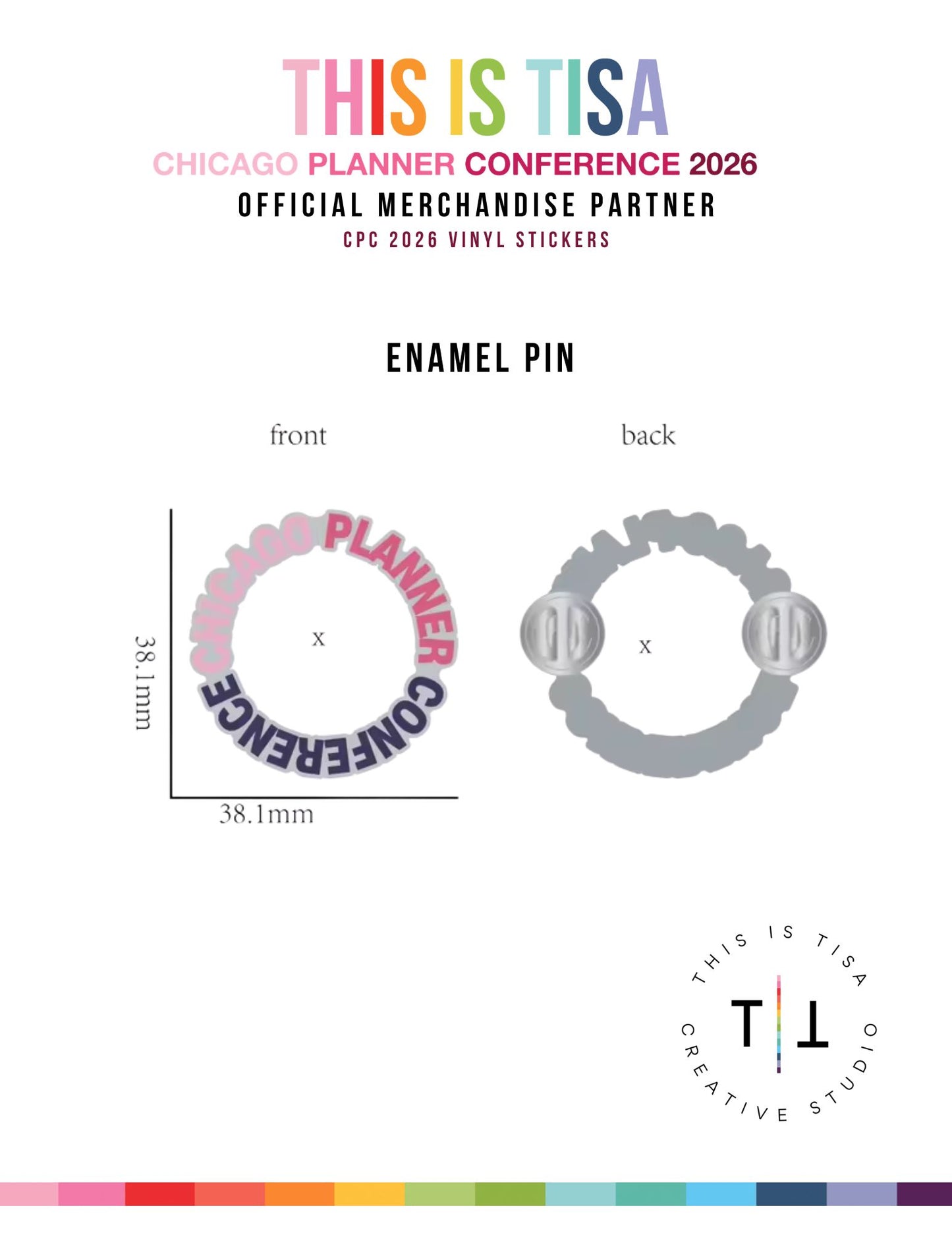 CPC Chicago Planner Conference 2026 Enamel Pin