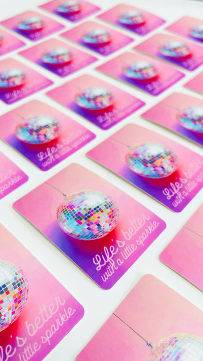 Happy Disco Ball Sticker READY TO SHIP
