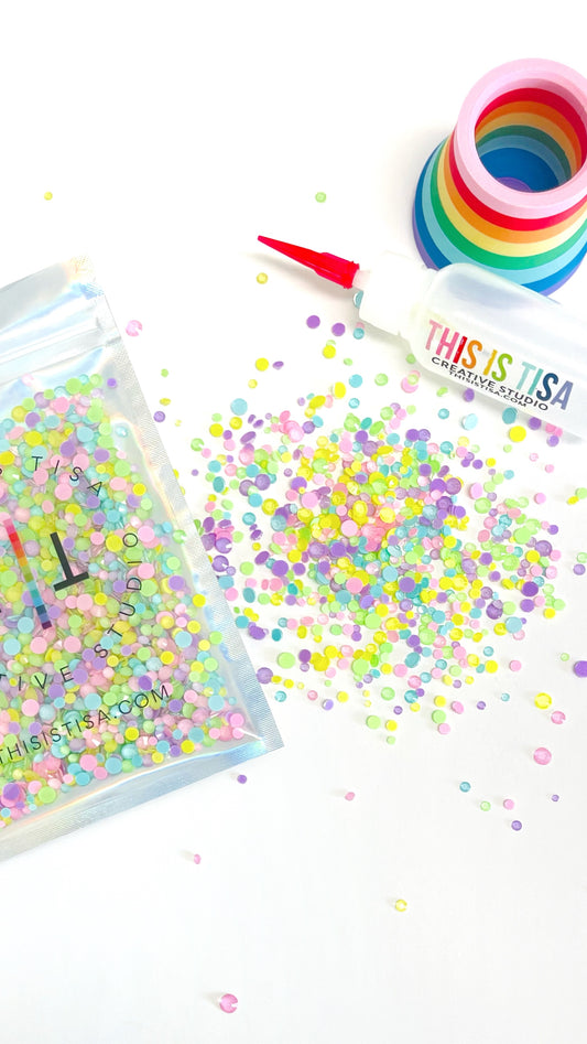 Glass Rhinestone Mix - Hanging with My Peeps READY TO SHIP