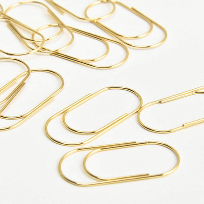 Blank Acrylic Circle Tags + Chunky Paper Clips (DIY Set)